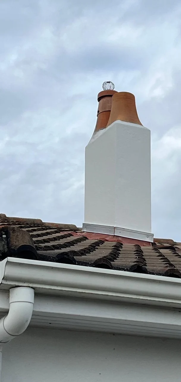 Solin cheminée refait après